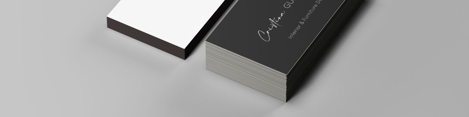 Business Cards Stack Mockup